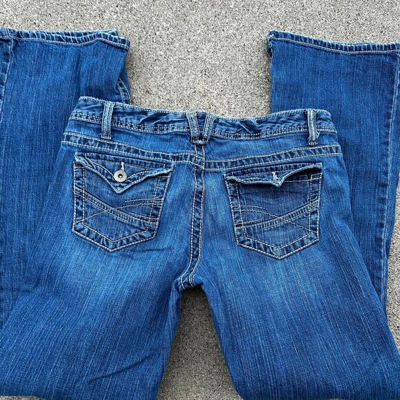 Aeropostale low rise flare jeans sz 9 - Picture 2 of 5